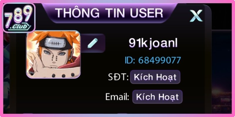 Chính sách hoàn trả 789club yêu cầu tài khoản hợp lệ