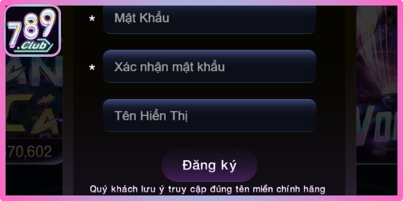 Điều kiện đăng ký tài khoản theo quy định 789club