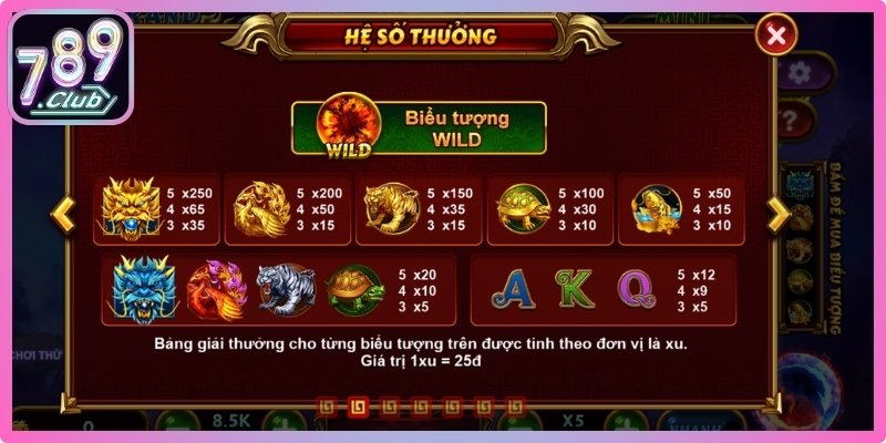 Kho Báu Tứ Linh 789club, Săn Thưởng Đậm Sắc Huyền Thoại 3 Vật phẩm hỗ trợ tạo thêm điểm nhấn cho từng màn chơi