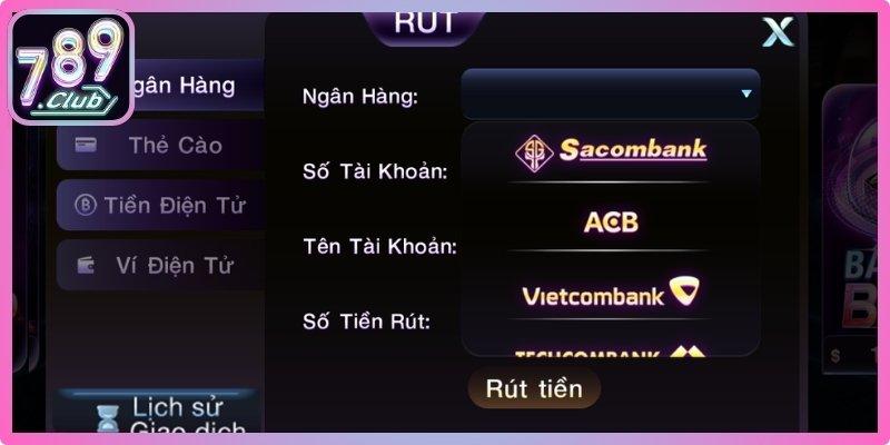 Rút Tiền 789club 1 Đáp ứng đủ điều kiện để rút tiền 789club thuận lợi